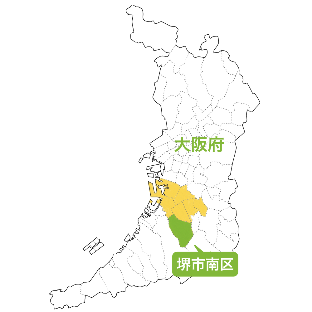 堺市南区　泉北の地図